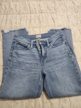 J. Crew Women's Light Wash Straight-Leg Jeans